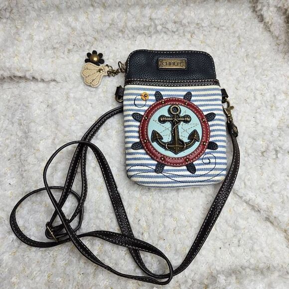 Chala Nautical Anchor Cell Phone Crossbody - Picture 1 of 11